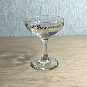 50th Anniversary Coupe Champagne Glass